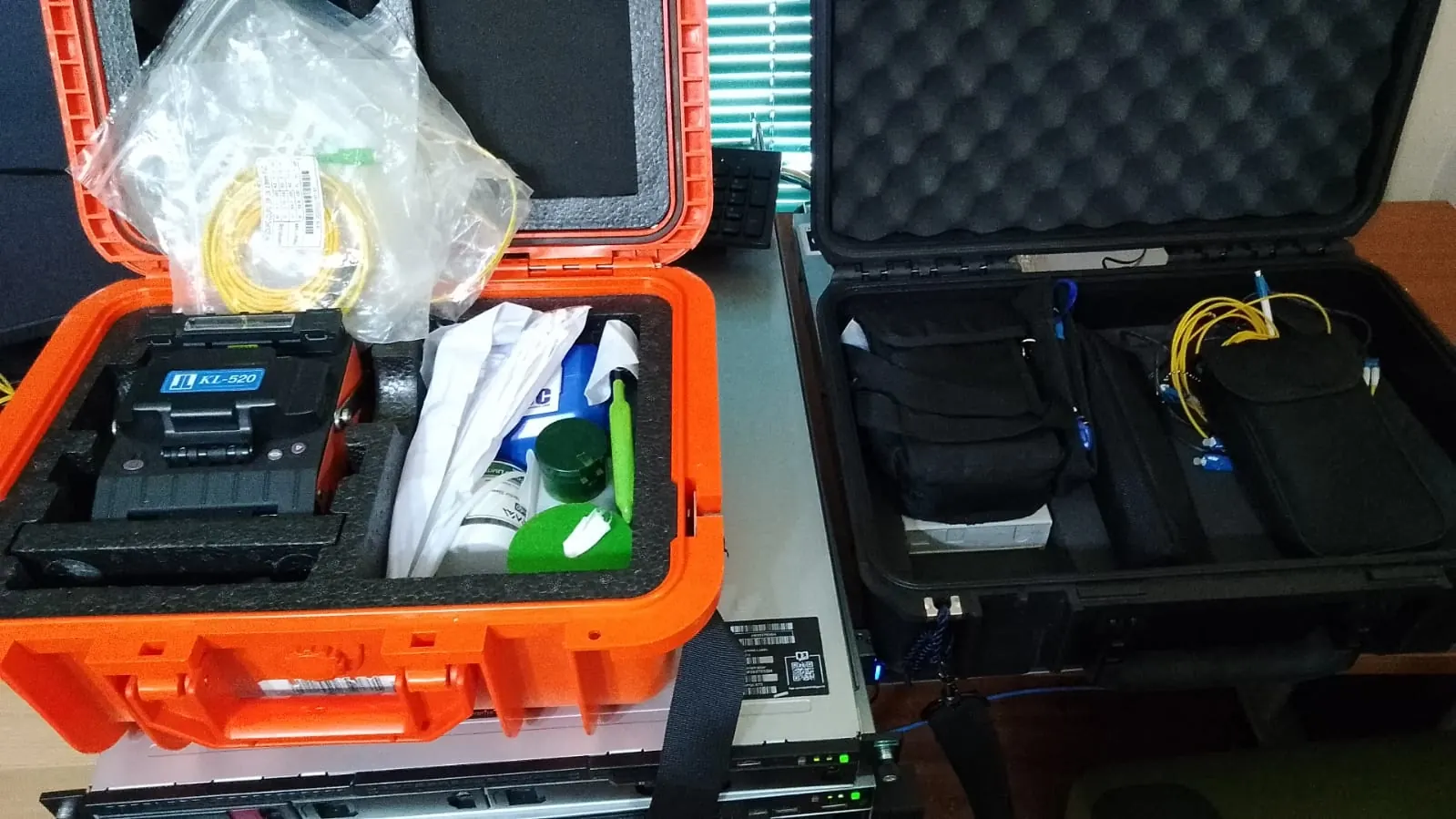 Equipos especializados de fusión de fibra óptica